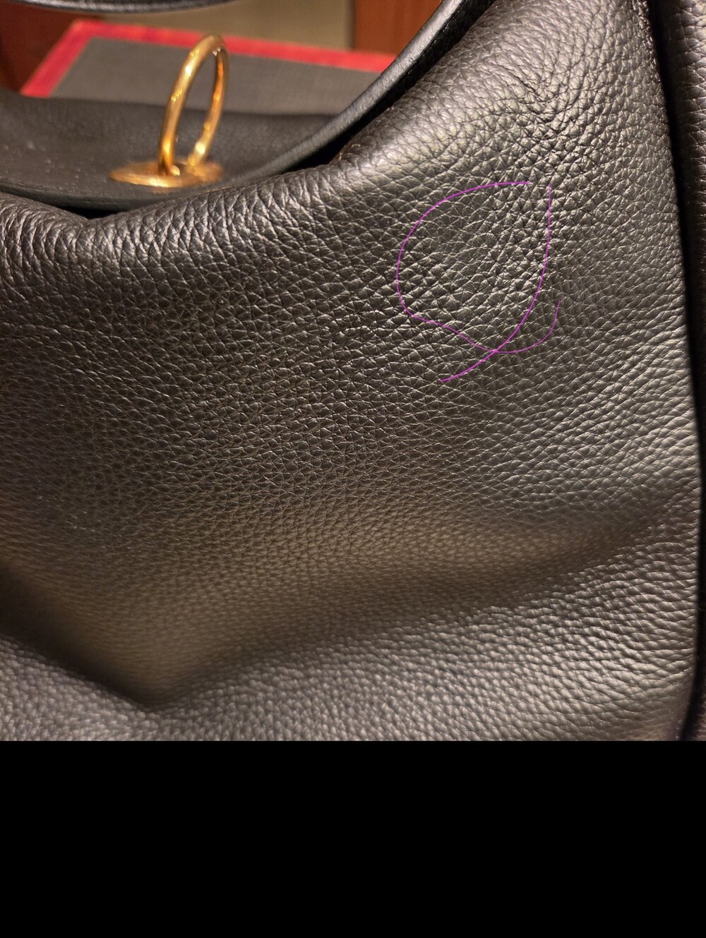 Mulberry Leighton Black With Gold Standard Size - Picture 8 of 8